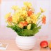 Artificial Plastic Chrysanthemum Fake Flowers Potted Plant Home Outdoor Decor   362311267887